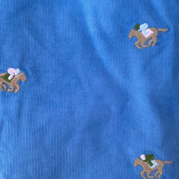 Beaufort Bonnet Jumper Dress Horse Embroidery 18-24 Months TBBC Girls Vintage - Picture 8 of 9